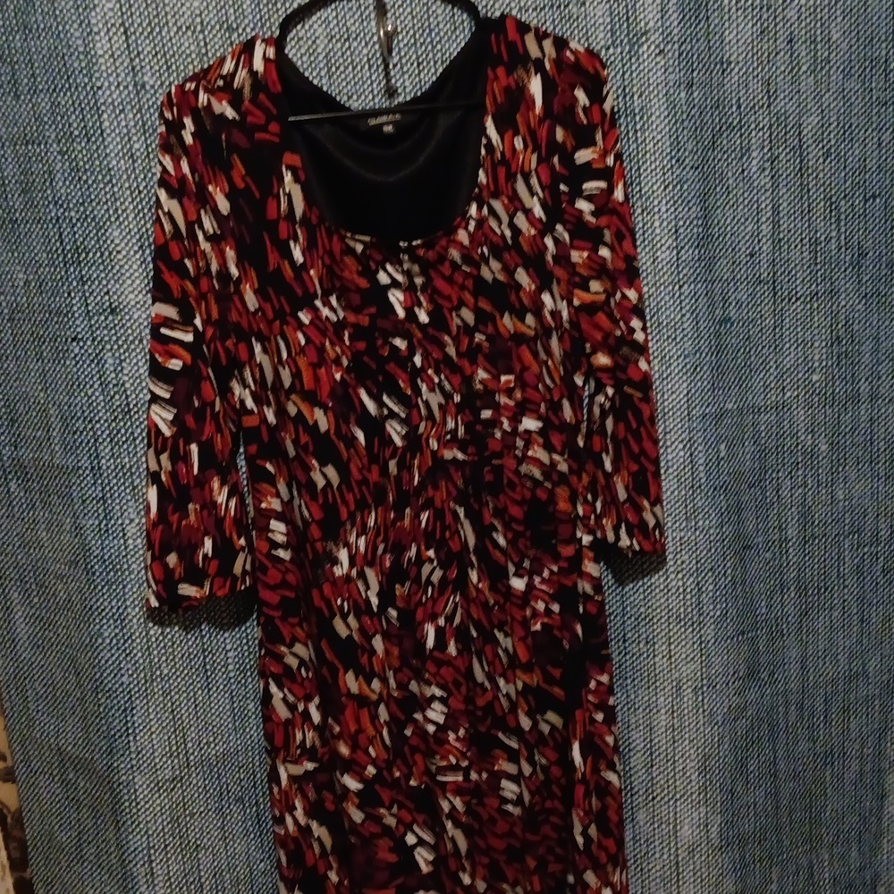 Glamour plus size long sleeve dress